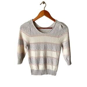 Vintage Pastel Striped Sweater Size XS